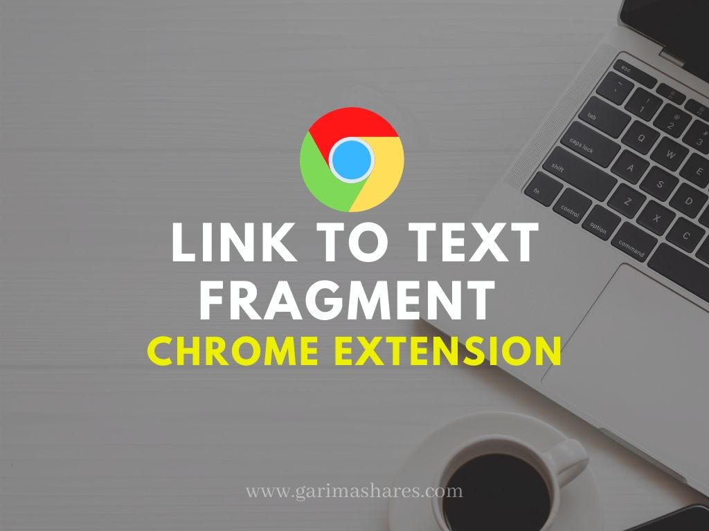 link to text fragment extension